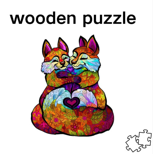 Wooden Shaped Puzzle Birds Wooden Toys