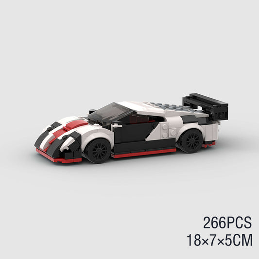 LM Prototype-Style Racing Car Building Bricks Model (266 pcs)