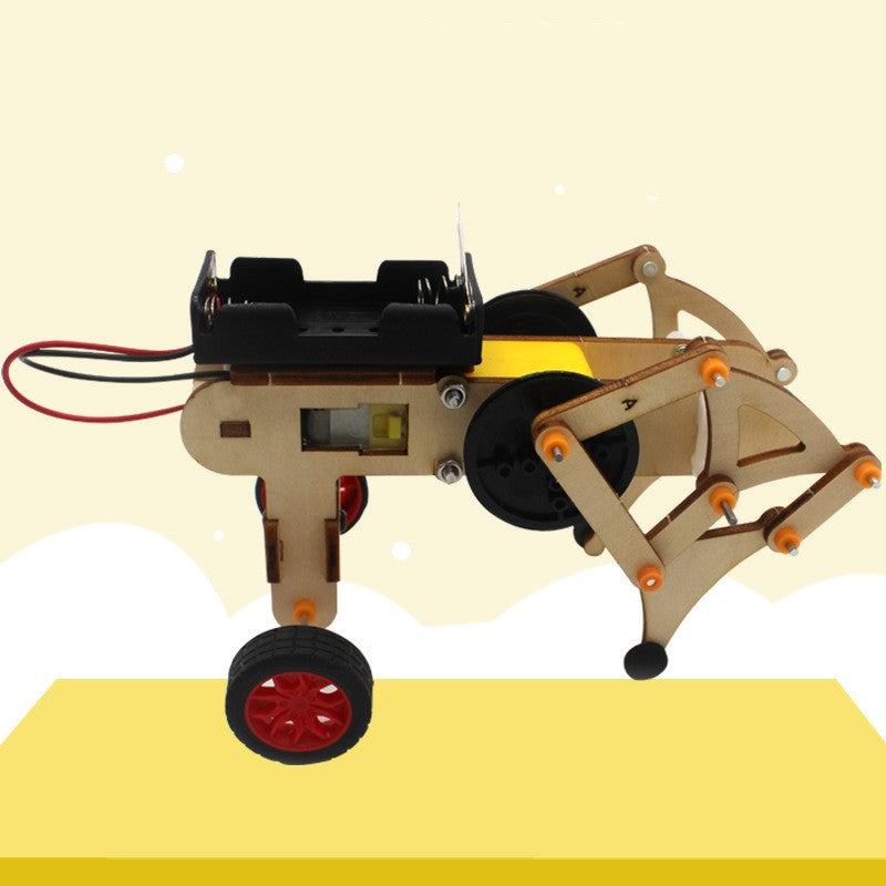 STEM Wooden Walking Robot - Education Assembly Toy