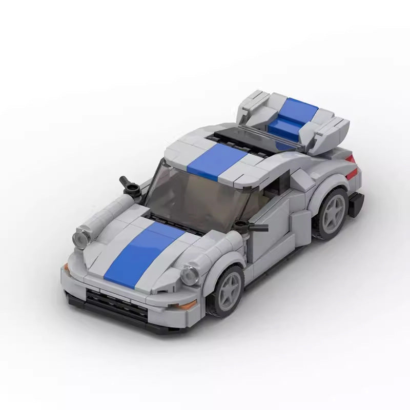 8-Stud Classic Sports Car with Blue Stripe (309 pcs)