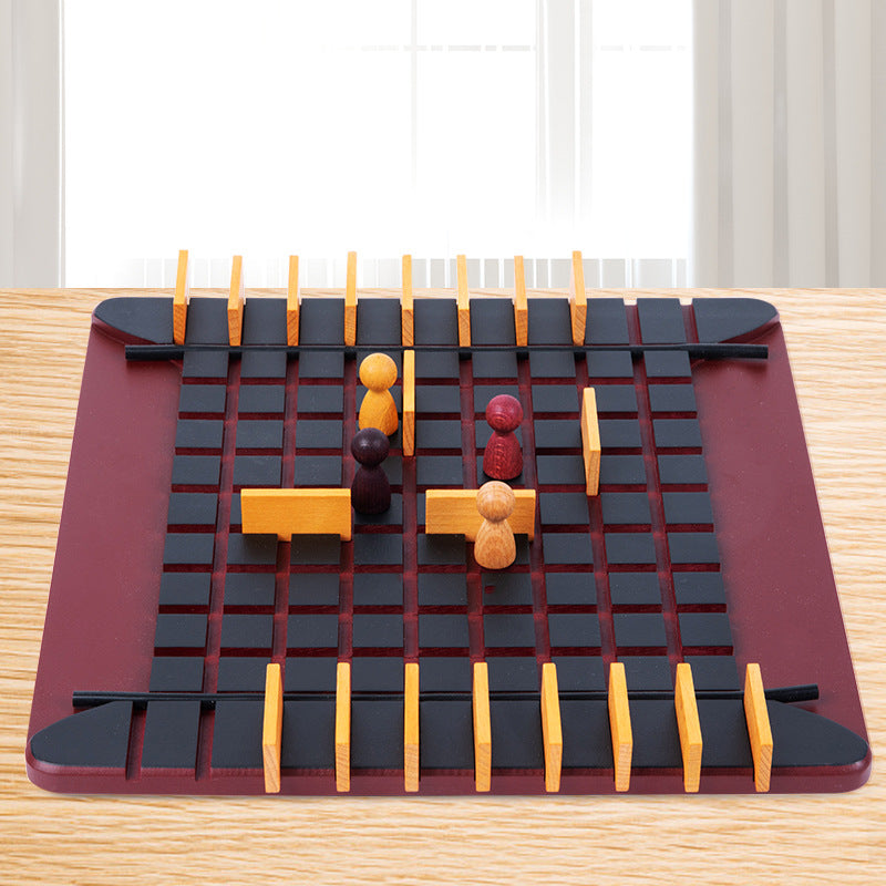 Step-By-Step Camp Wooden Maze Strategy Board Game