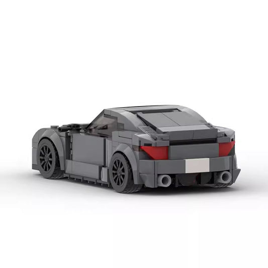 Dark Grey Street Car Building Blocks Toy (282 pcs, 8-stud)