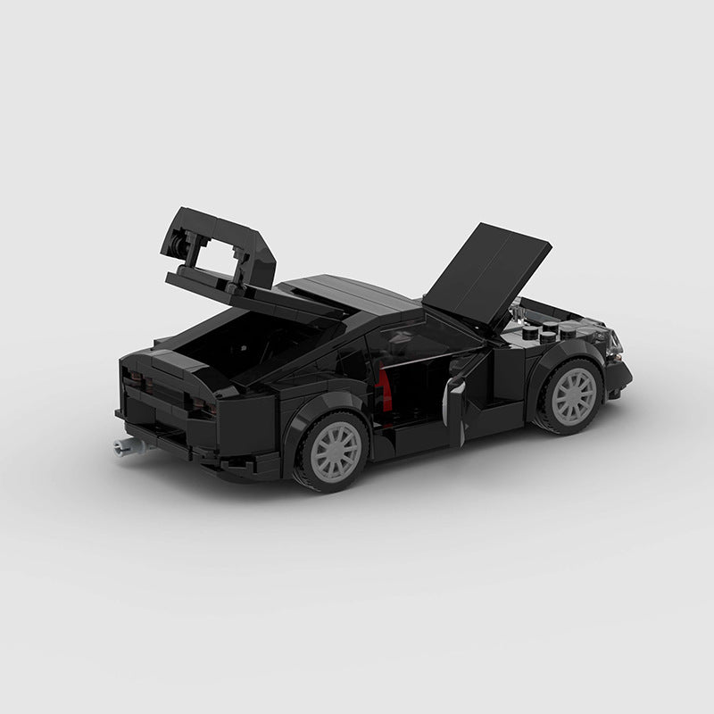Black Supercar 8-Stud Building Blocks (285 pcs, 16×7×6 cm)