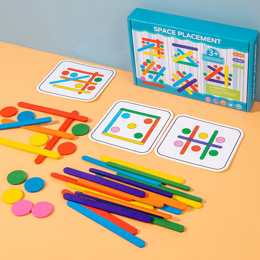 Rainbow Stick Early Education Thinking Puzzle (3 Models)