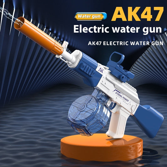 AK-Style Rechargeable Electric Water Gun with Drum/Clip Tank (63 cm)