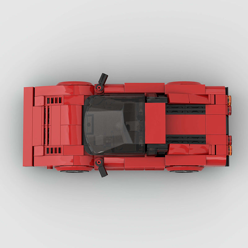 Red Wedge Sports Car Building Blocks, 311 pcs (16.5 × 8 × 4.3 cm)