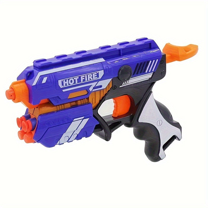 Children’s Blue Soft Bullet Dart Blaster Toy Gun with 10 Foam Darts