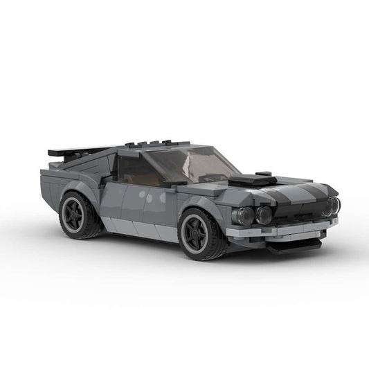 Retro Muscle Car 8-Stud Building Blocks (296 pcs)