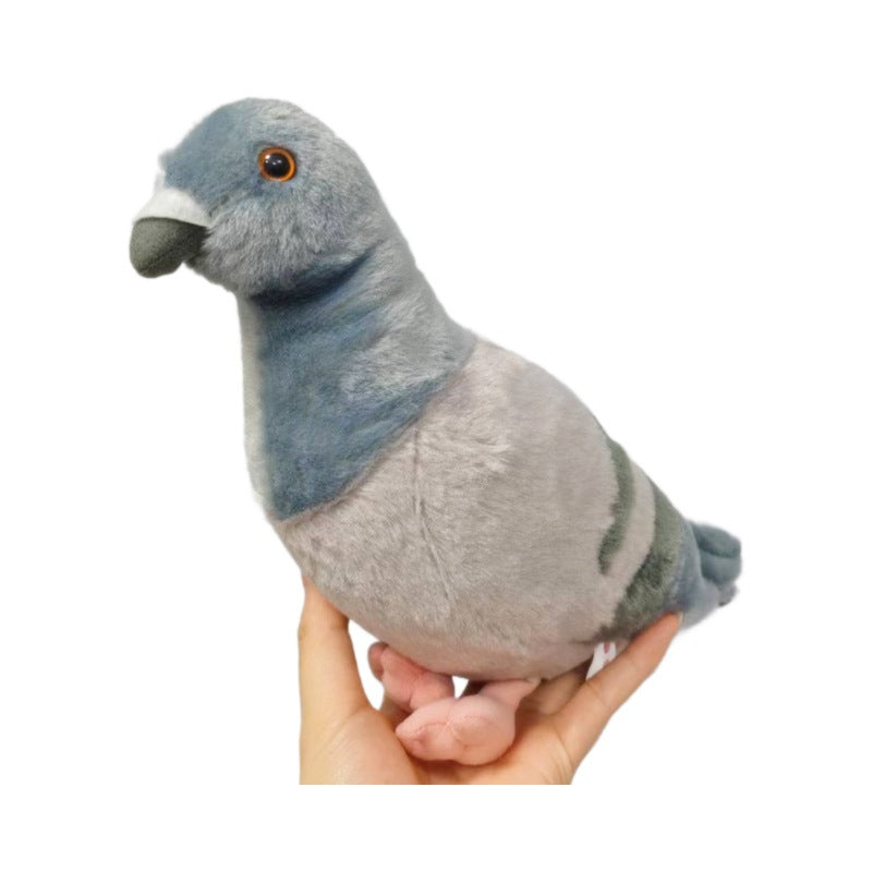 Realistic Pigeon Plush Toy – Soft 30 cm Bird Doll