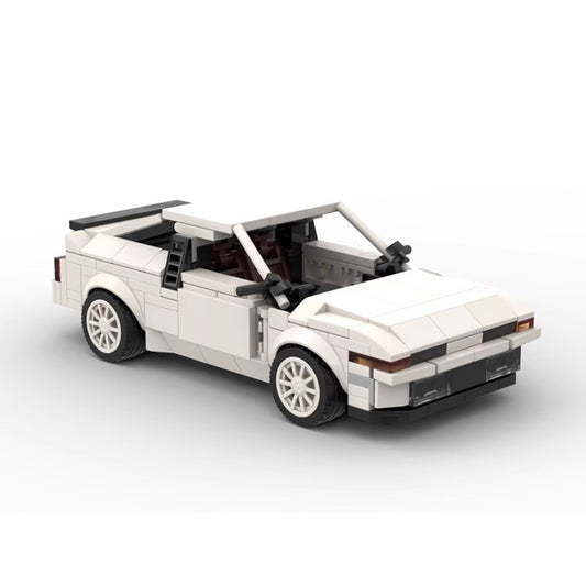 Retro 1988 SE Coupe Building Blocks Car (8-stud Model)