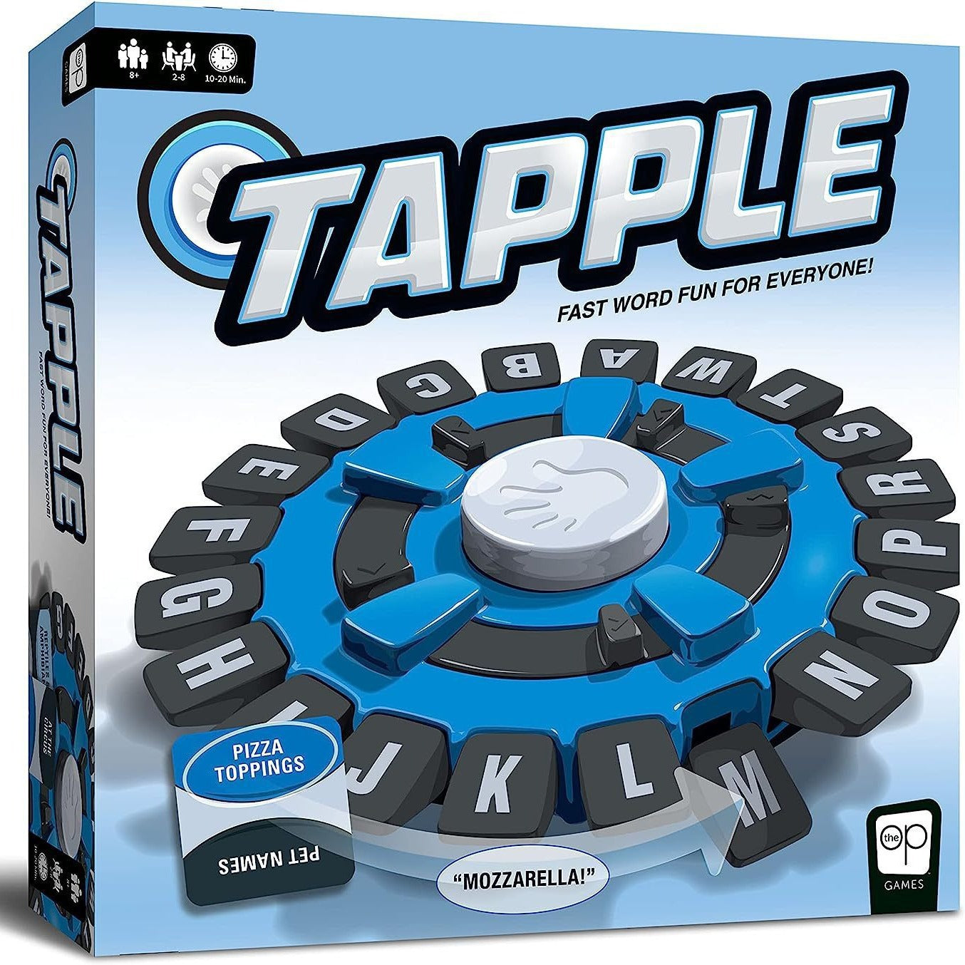 Word Wheel Category Game With Timer (Blue or Green)