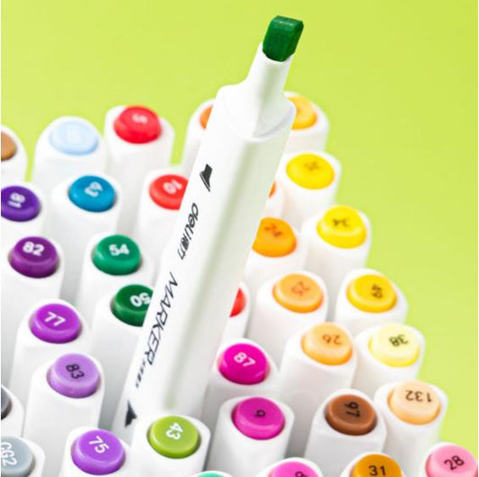 Quick-dry Opaque Dual-tip Watercolor Brush Pens Set (12-60 pcs)