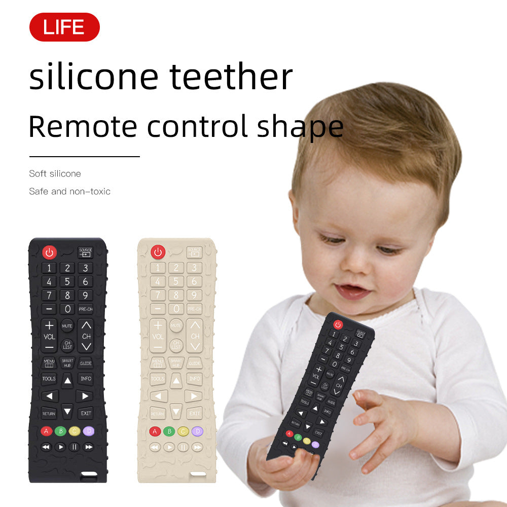 Silicone Remote Control Baby Teether 0+ | BPA-Free, Chill-Safe