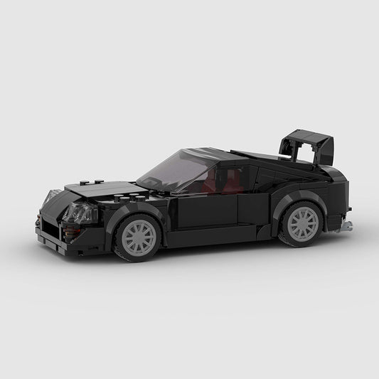 Black Supercar 8-Stud Building Blocks (285 pcs, 16×7×6 cm)