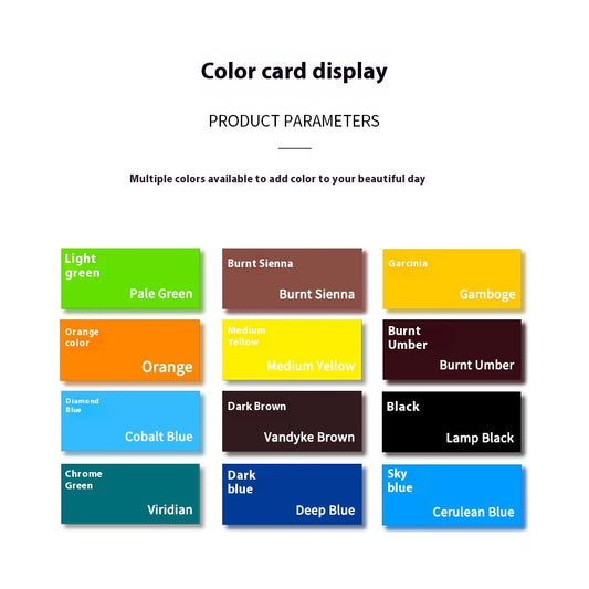 6ml Watercolor Paint Tubes Set of 6 for Kids and Beginners