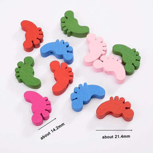 Colorful foam animals on a white background