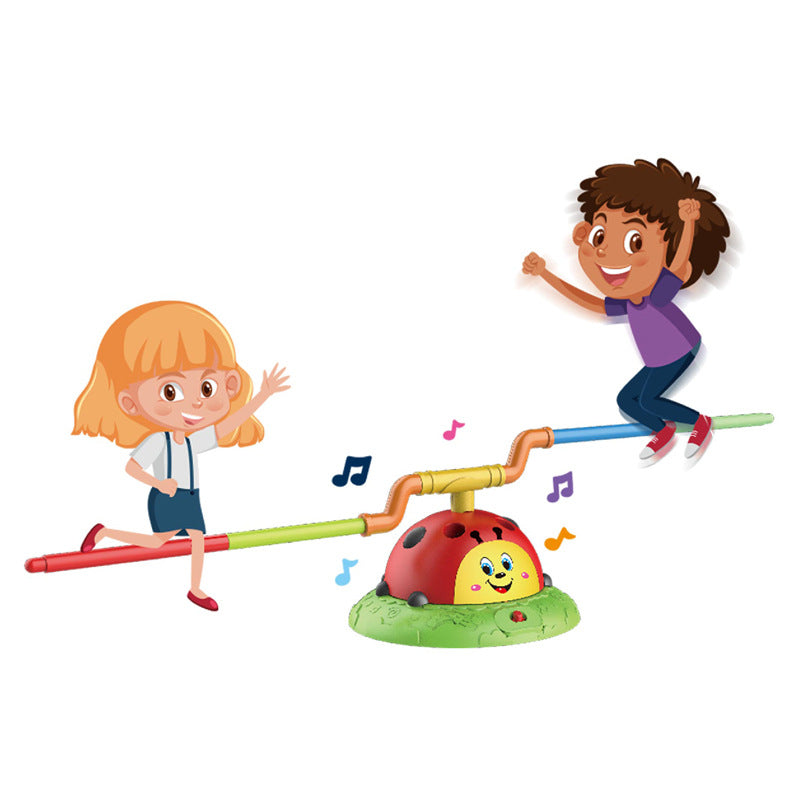 Ladybird 3-in-1 Jump and Ring Toss Game with Music Speaker