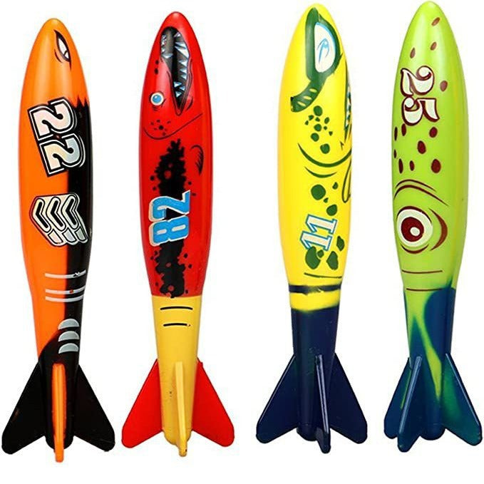 Diving Toys 20-Piece Set for Kids – Rings, Torpedoes & Treasures