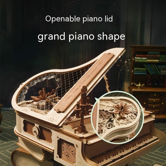 3D Wooden Puzzle - Elegant Piano - DIY Model Kit