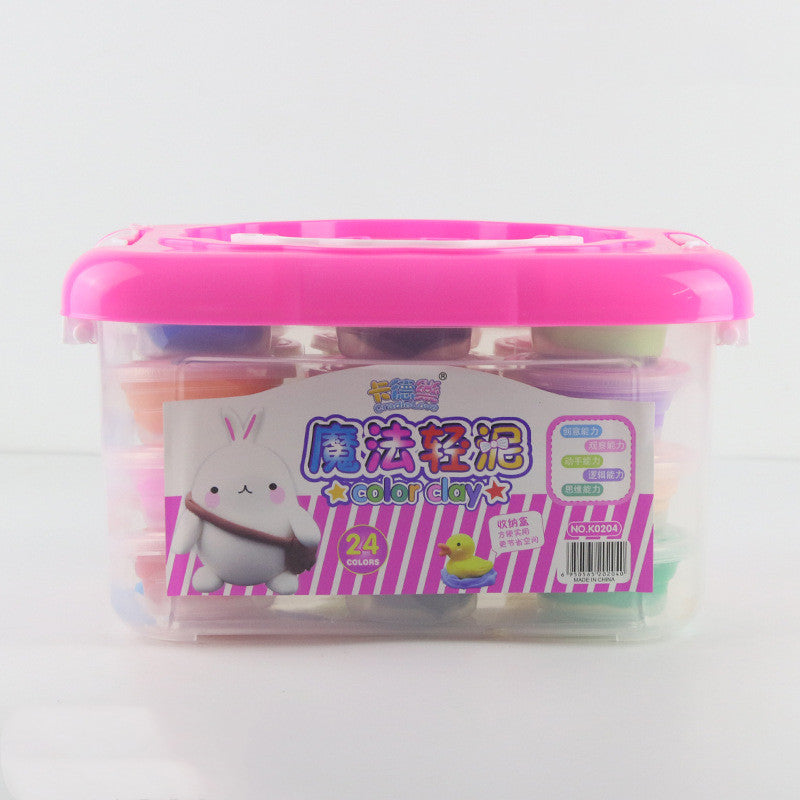 Children's 12-color 24-color Ultra-light Clay Colorful Mud Toys Suit