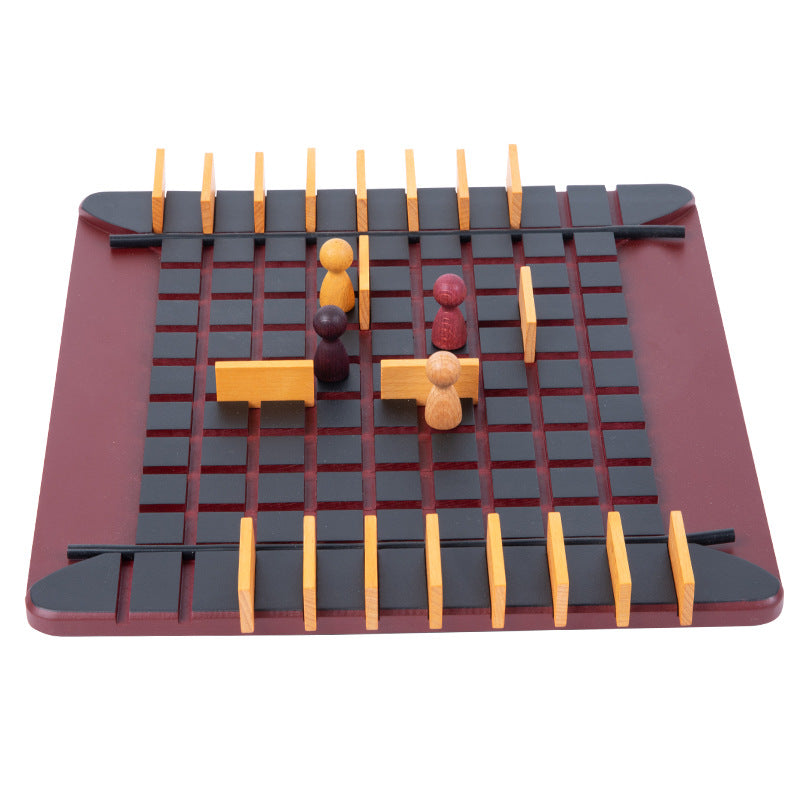 Step-By-Step Camp Wooden Maze Strategy Board Game