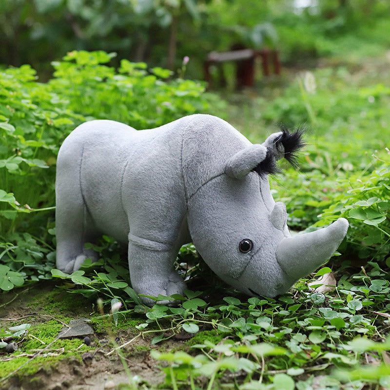Rhino Plush Toy 35 cm Soft Safari Buddy