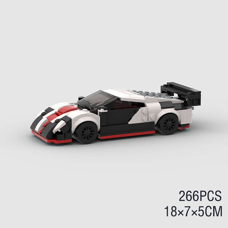 LM Prototype-Style Racing Car Building Bricks Model (266 pcs)
