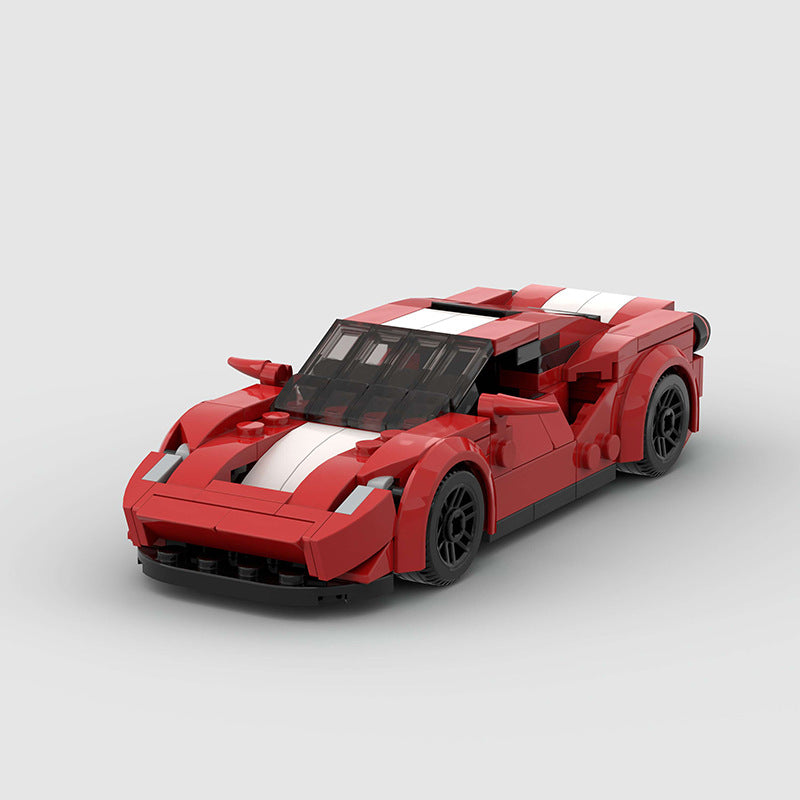 Red Supercar Mini Building Blocks (176 pcs)