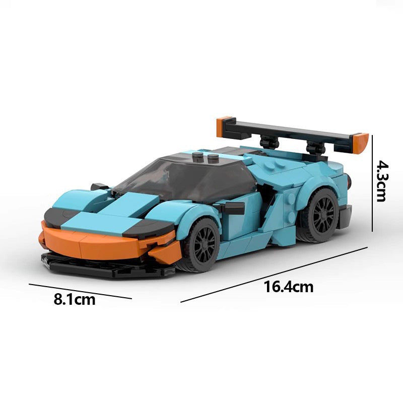 Speed 8 GT Sports Car MOC Building Blocks Model - 314 pcs