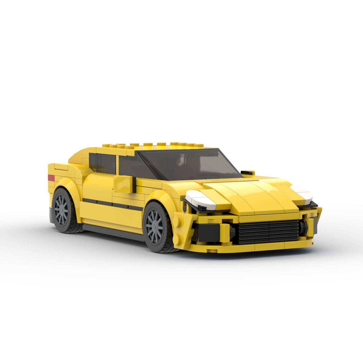 Yellow GT Racer Building Blocks, 313 pcs (17 × 7.2 × 4.8 cm)