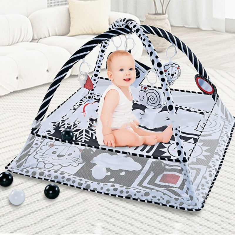 Baby Marine Ball Fence Gymnastic Rack Crawling Game Mat
