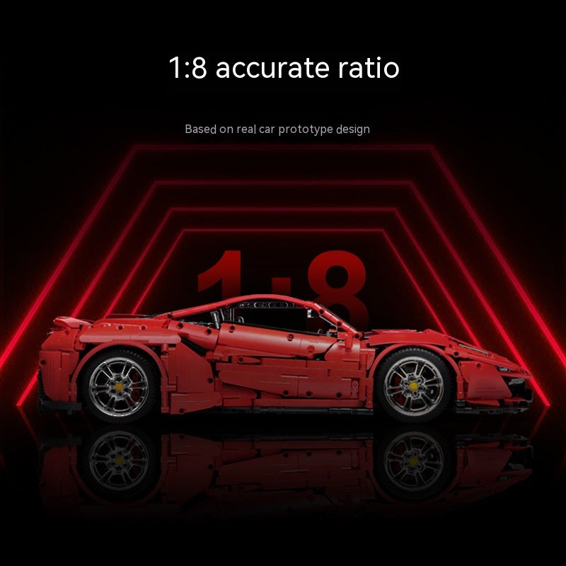 1:8 Italian Supercar Building Kit - Static Version (3236 pcs)