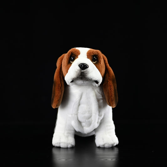 Beagle Dog Plush Toy – Realistic 30 cm Long-Ear Puppy