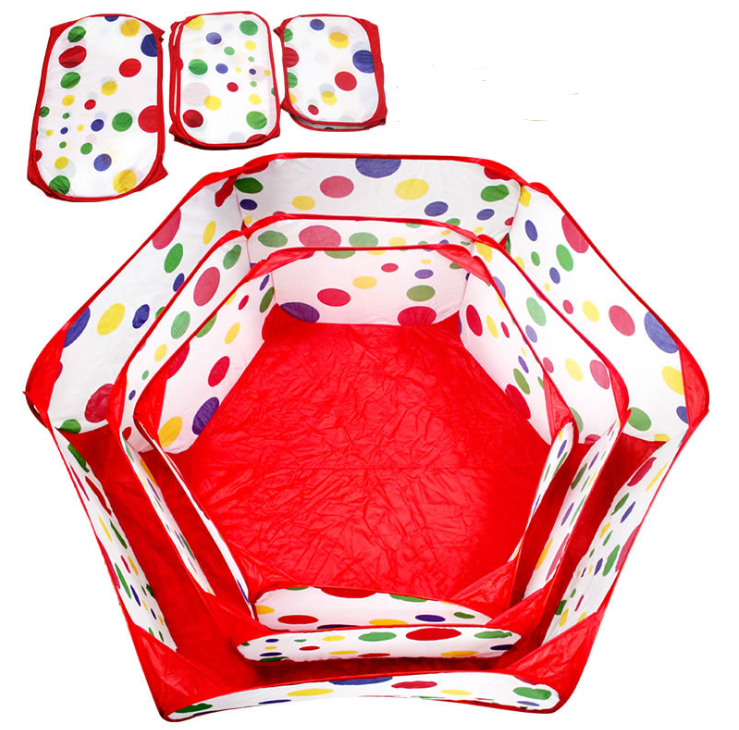 Foldable Kids Ball Pit - Pop-Up Play Pool with Mesh Sides