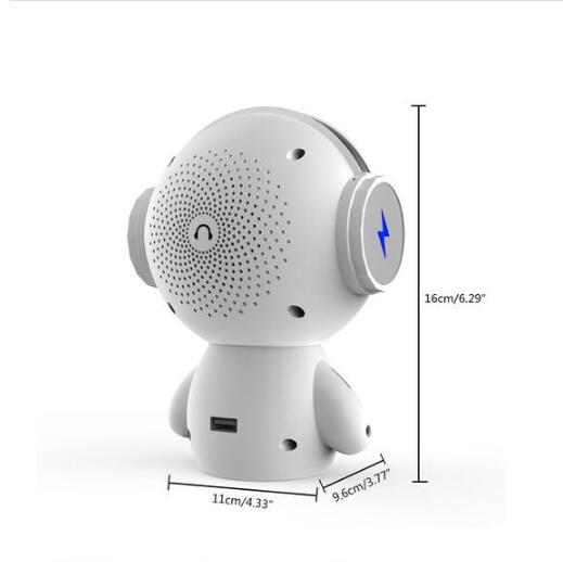 Fruitron Mini Robot Bluetooth Speaker – 5W, 15h Playtime