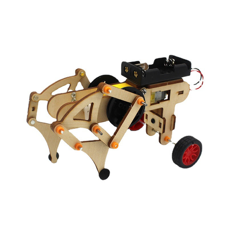 STEM Wooden Walking Robot - Education Assembly Toy