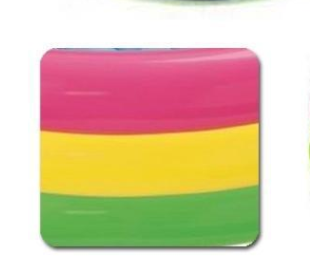 Fluorescent Three-Ring Baby Pool 86×25 cm with Soft Floor