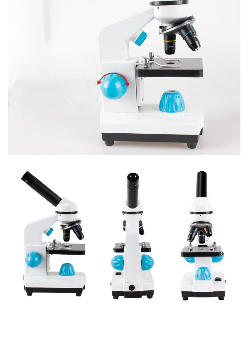 Children’s Biological Science Experiment Microscope – 1000× with Phone Holder