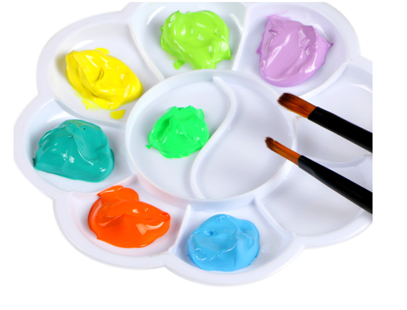 Acrylic Paint Set 24 Colors 12ml with Palette, Brushes & Board