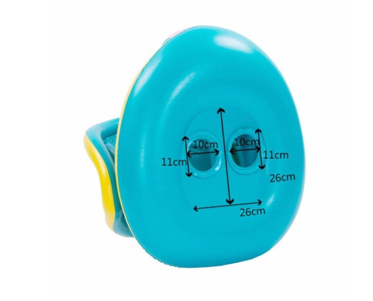 Baby Pool Float with Canopy & Steering Wheel (73×64×38 cm)