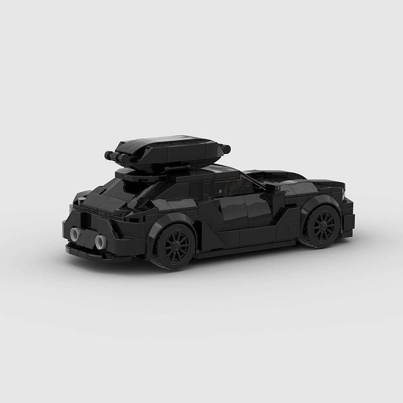 RS6-Style Black Performance Wagon MOC Building Blocks Model – 351 pcs