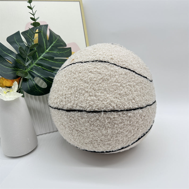 Basketball Pillow Plush Doll – 25 cm Soft Cushion