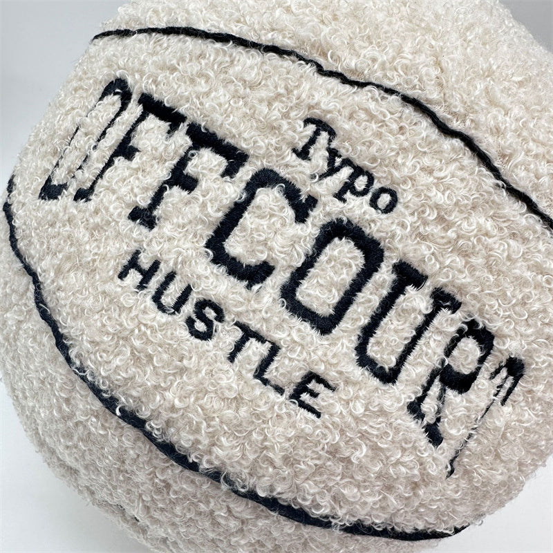 Basketball Pillow Plush Doll – 25 cm Soft Cushion