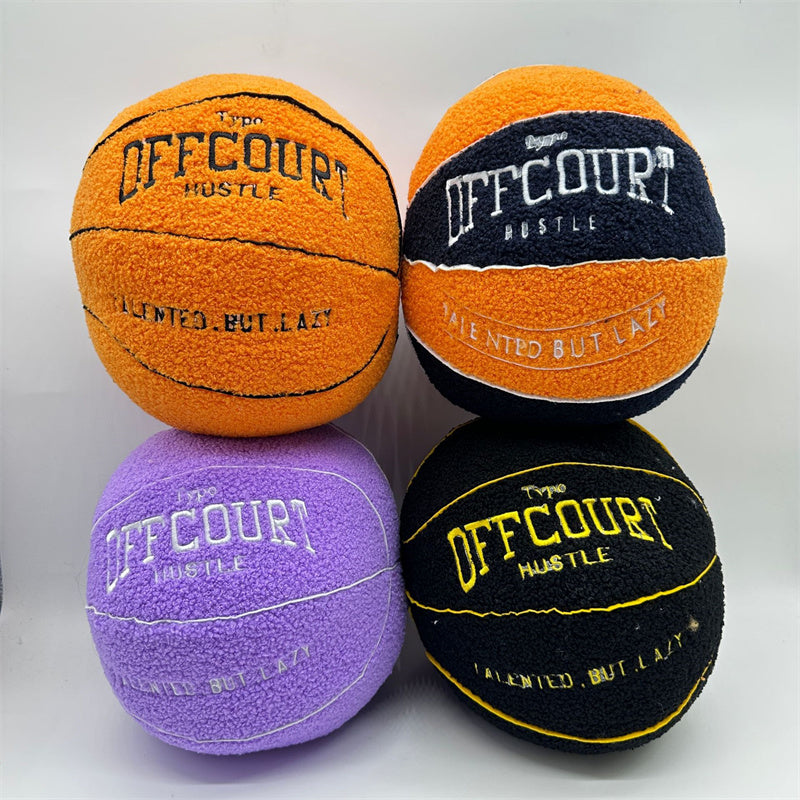 Basketball Pillow Plush Doll – 25 cm Soft Cushion