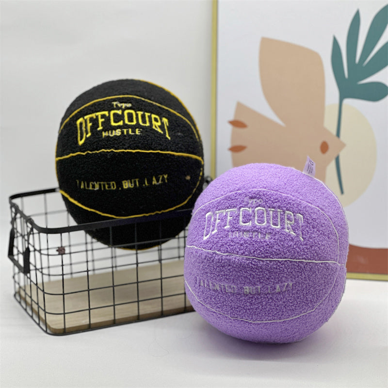 Basketball Pillow Plush Doll – 25 cm Soft Cushion