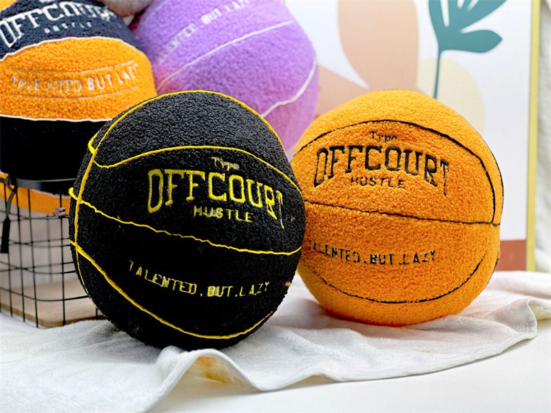 Basketball Pillow Plush Doll – 25 cm Soft Cushion