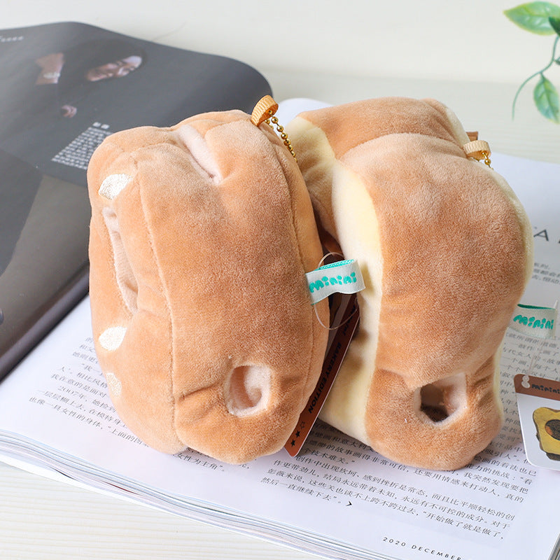 Bread Little Bear & Friends Mini Plush Keychain (9–11 cm)