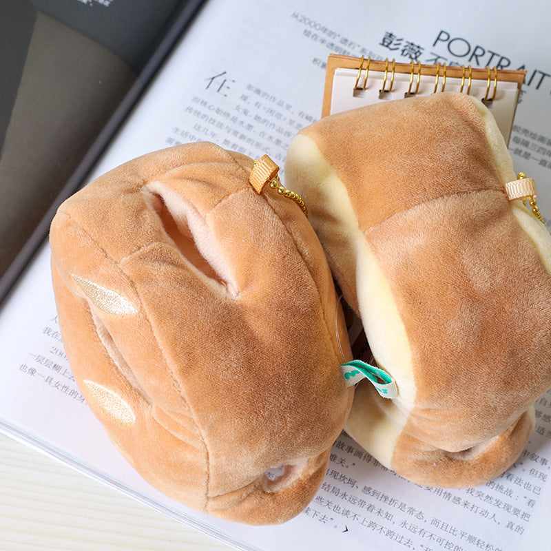 Bread Little Bear & Friends Mini Plush Keychain (9–11 cm)