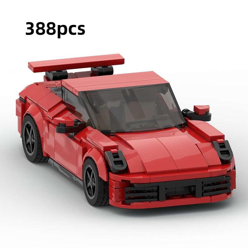 Turbo Speed 8 Sports Car MOC Building Blocks Model - 388 pcs