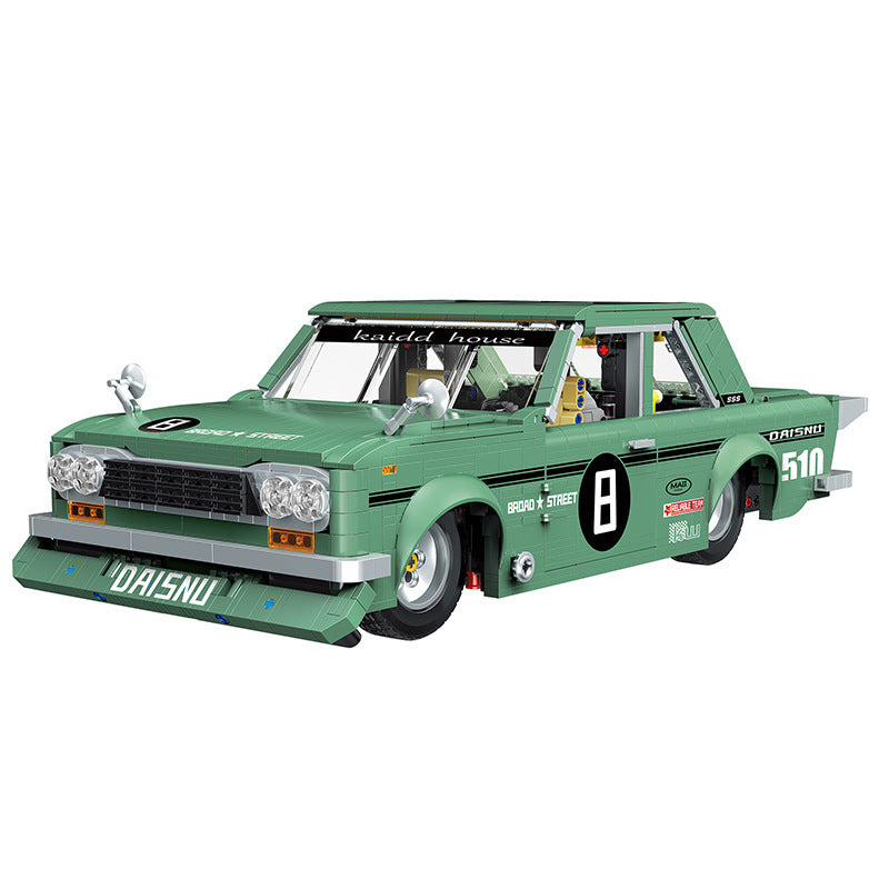 Datsun 510 Green Magic Run Brick Car 1:10 Scale (Static or RC)